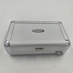 Intec Aluminum Hard Shell Carrying Case Silver Universal Handheld Gaming Console